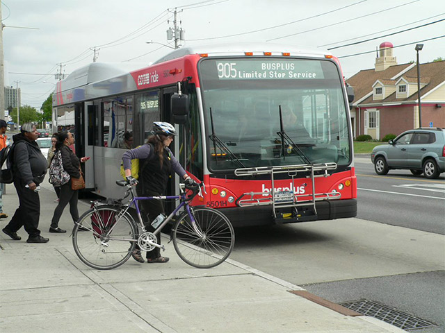 Entire fleet equipped with bike racks