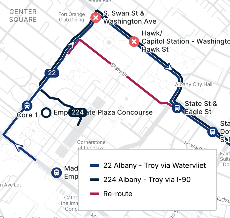 Swan to State bypassing Washington