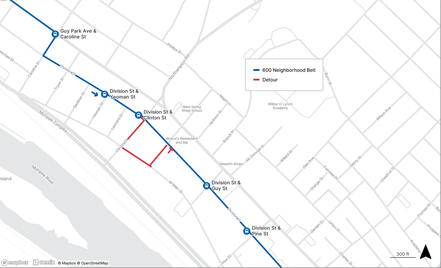 Roadwork Division Between Clinton and Bayard