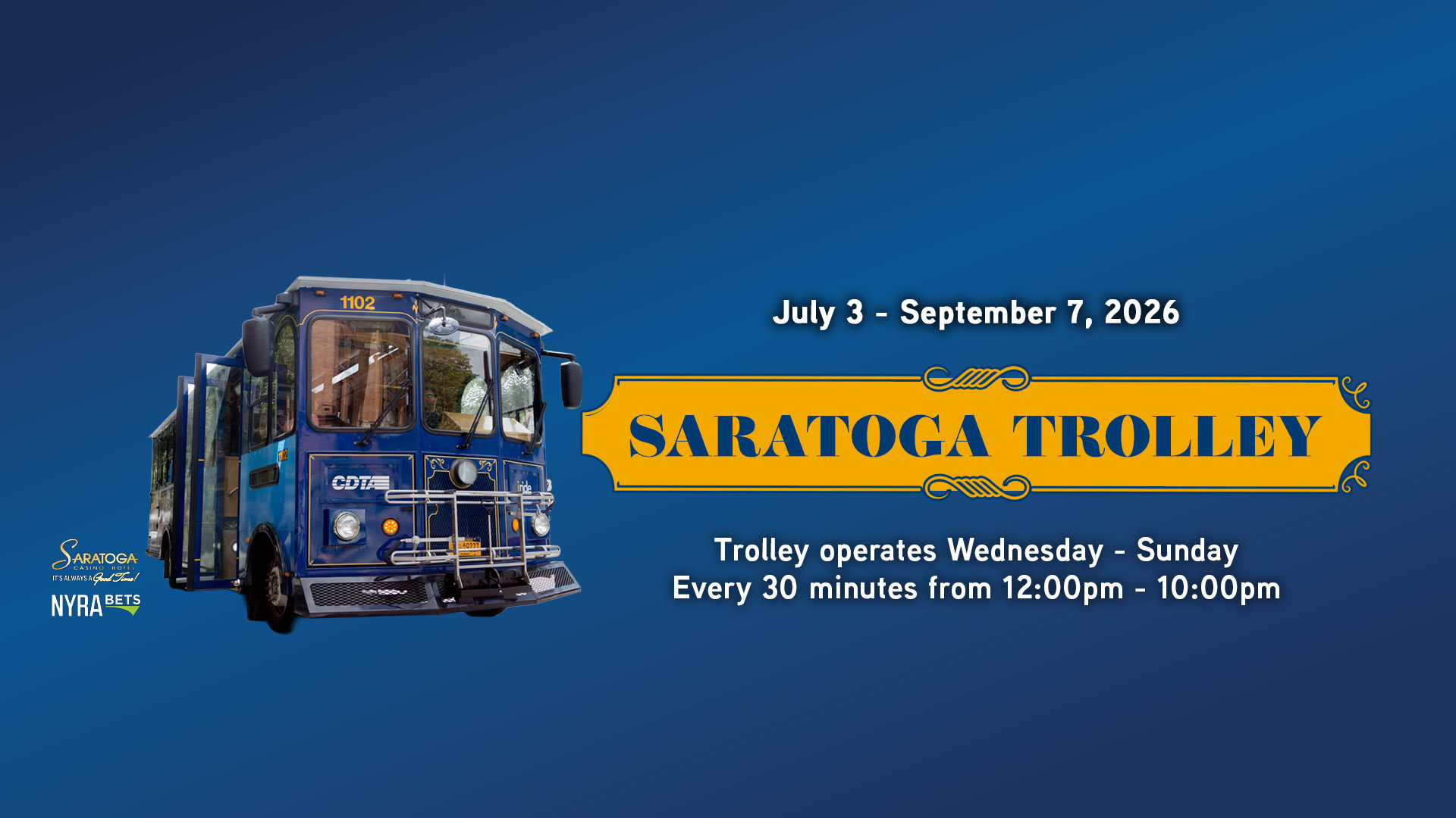 Saratoga Summer Trolley