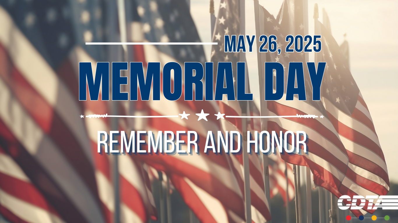 CDTA Announces 2025 Memorial Day Service