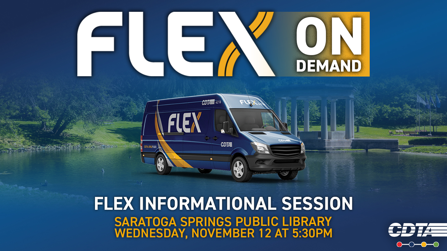  CDTA Bringing FLEX On Demand Service to Saratoga Springs