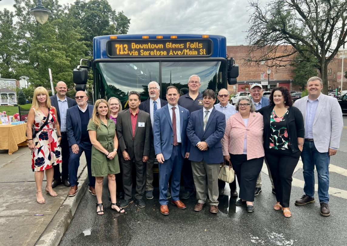 CDTA Celebrates New Bus Route that Connects Glens Falls to Saratoga Springs 