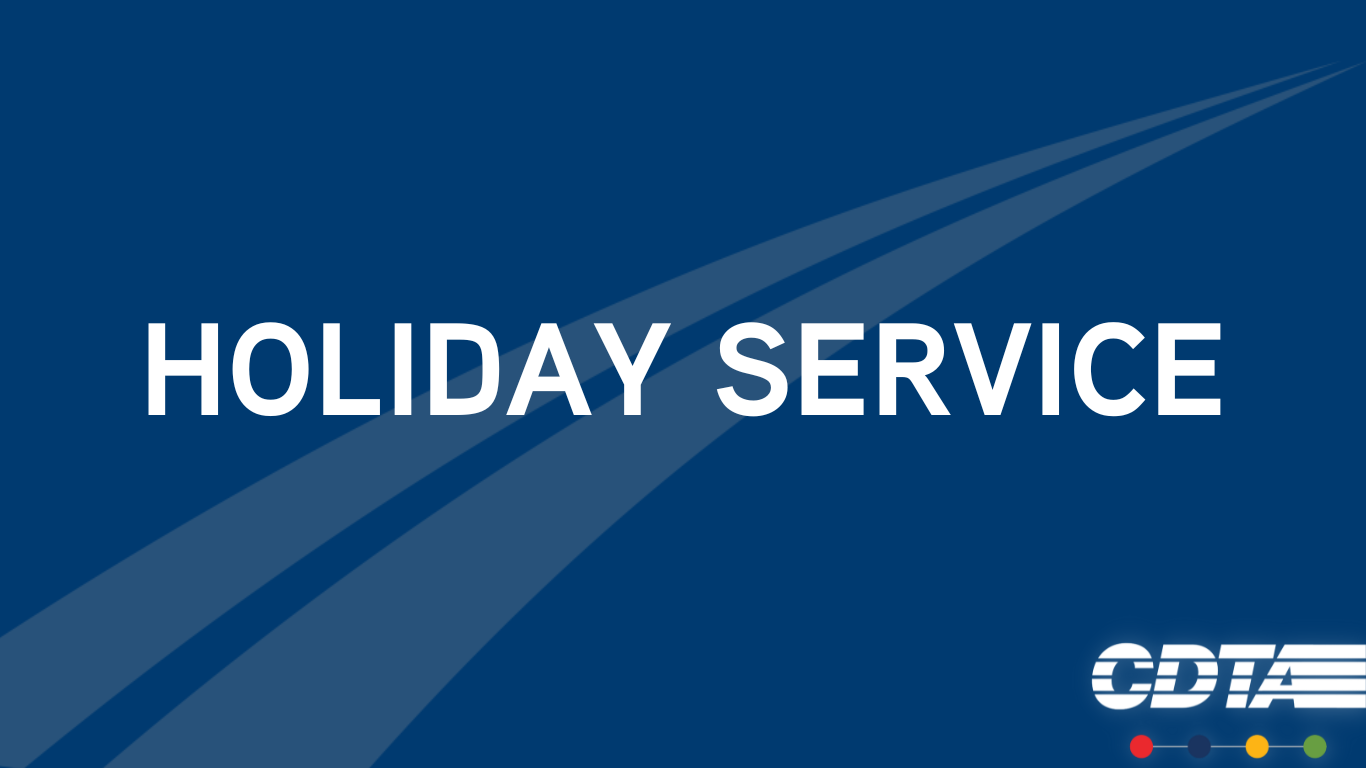 CDTA to Operate on Sunday/Holiday Schedule for Martin Luther King Jr. Day