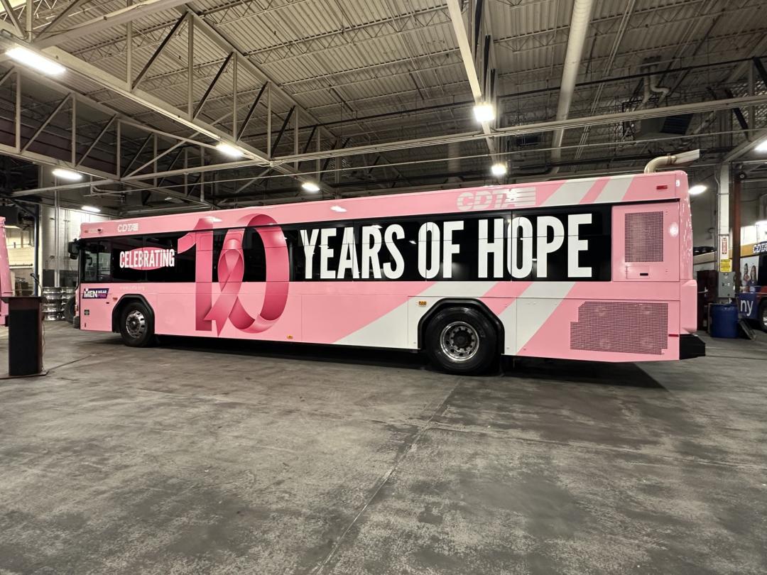 CDTA Kicks Off Breast Cancer Awareness Month with Iconic Pink Buses