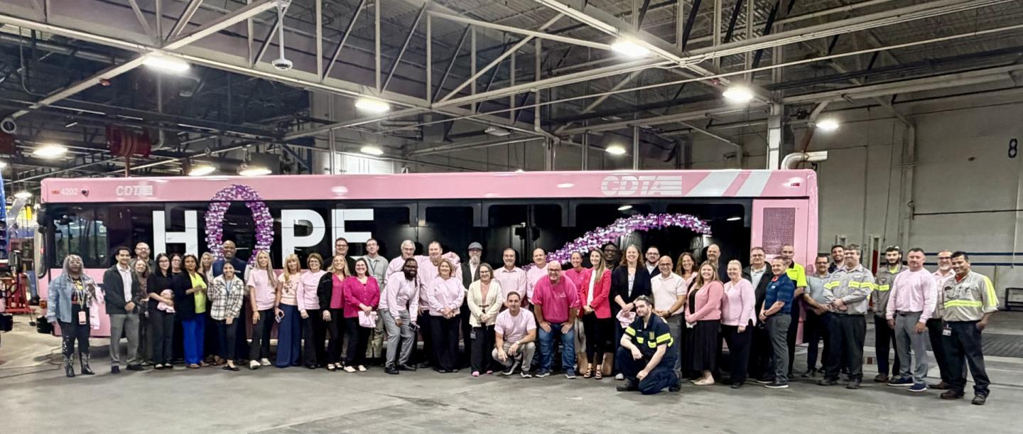 CDTA Kicks Off Breast Cancer Awareness Month with Iconic Pink Buses