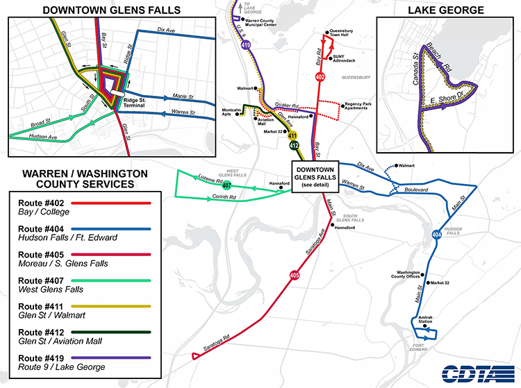 CDTA Merges Greater Glens Falls Transit Into Its Network