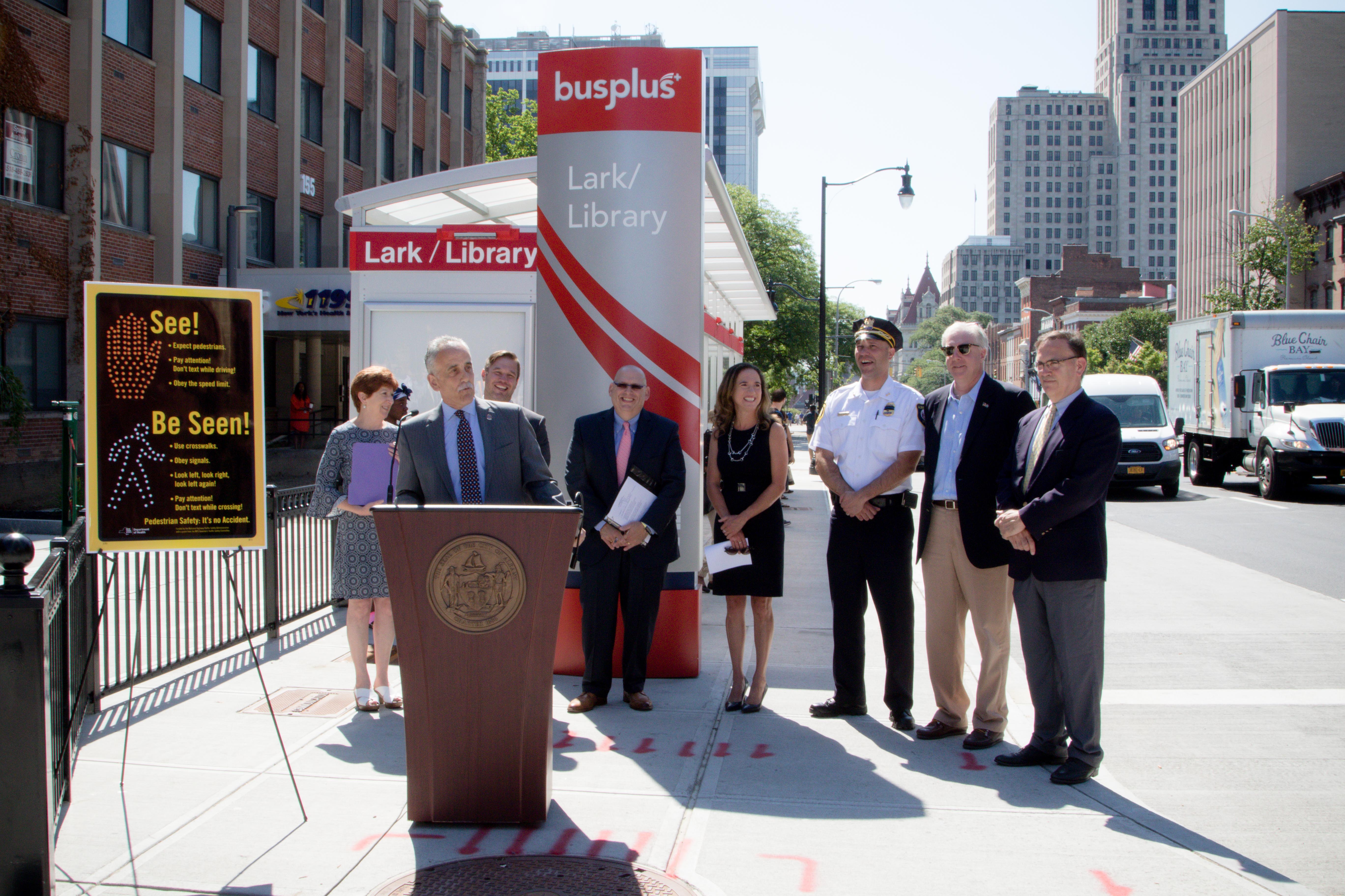 Lark and Washington Transit Improvement Project Completed