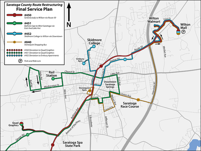 Saratoga Map