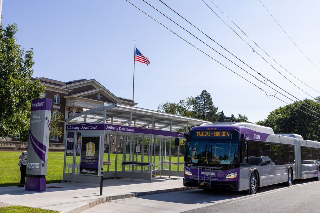 brt purple line bus