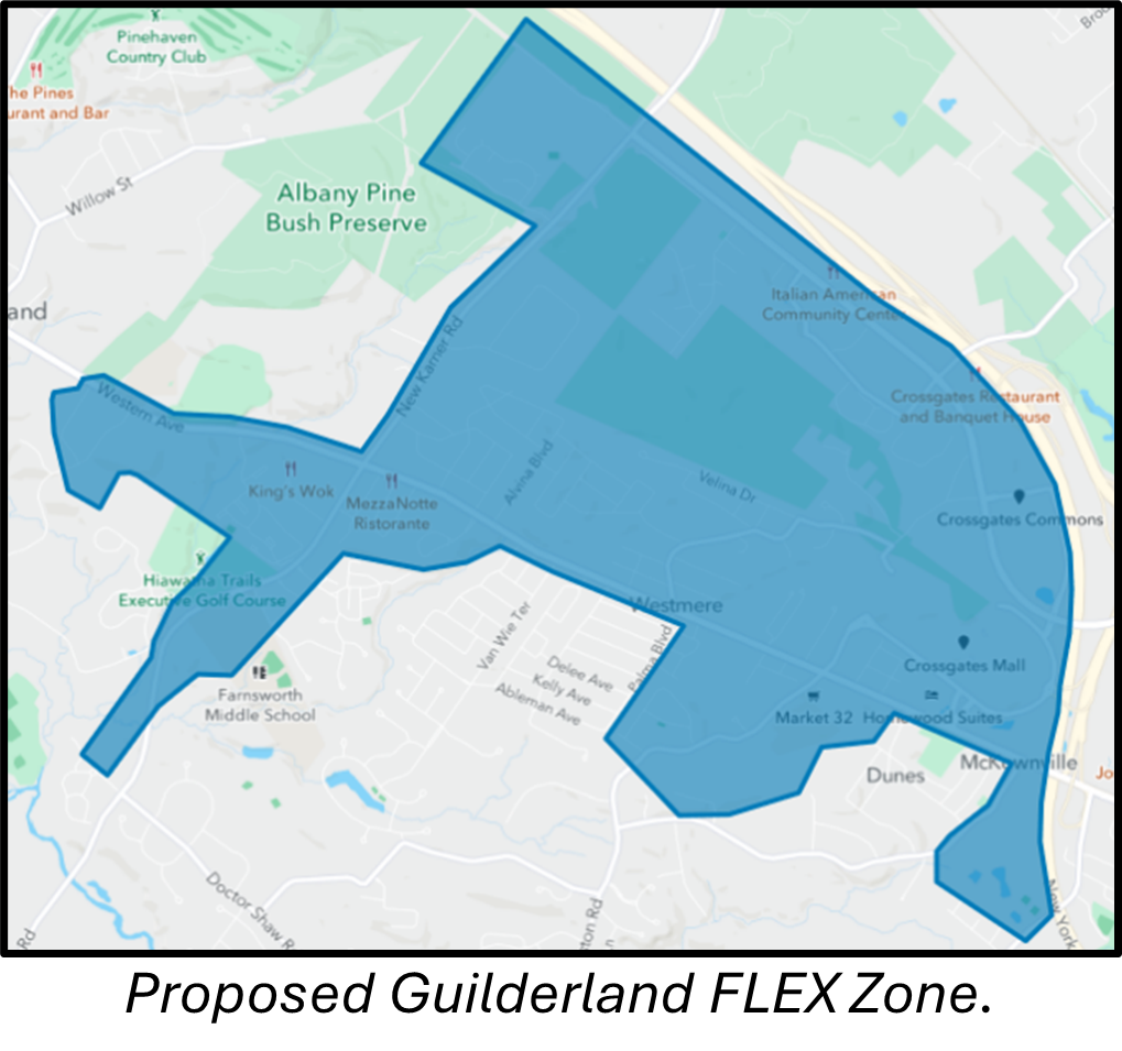 Proposed Guilderland FLEX Zone
