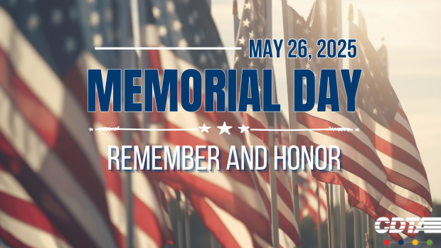 CDTA Announces 2025 Memorial Day Service CDTA Announces 2025 Memorial Day Service