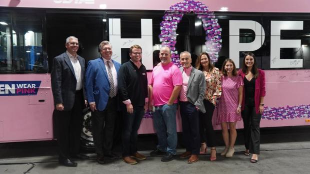 CDTA Unveils New Pink Buses for Breast Cancer Awareness Month CDTA Unveils New Pink Buses for Breast Cancer Awareness Month