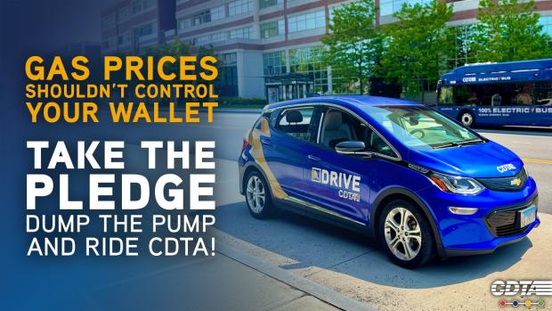 CDTA Encourages Public to ‘Dump the Pump’ and Ride Transit 