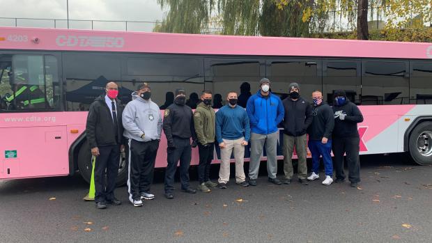 Albany Police Take Home Top Honors at 4th Annual Pink Bus Pull