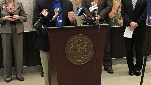 Antonio Civitella, Transfinder President and CEO Capital City Shuttle News Conference