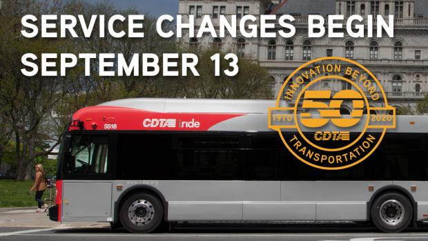 Service Changes on September 13 Service Changes